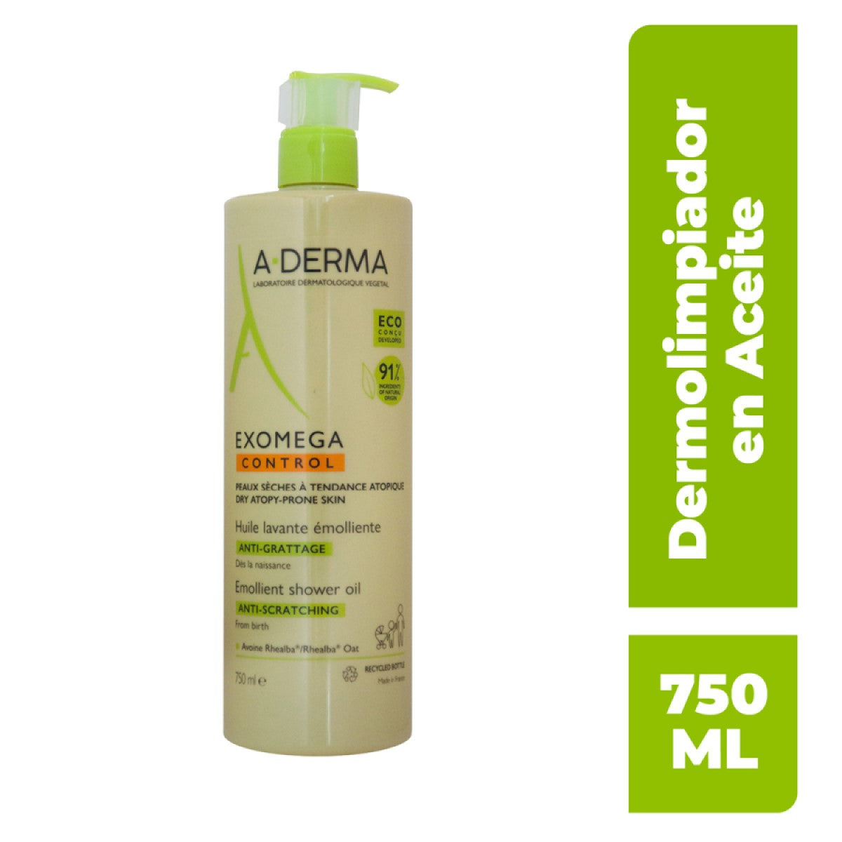 Aderma Exomega Aceite Dermolimpiador 750Ml