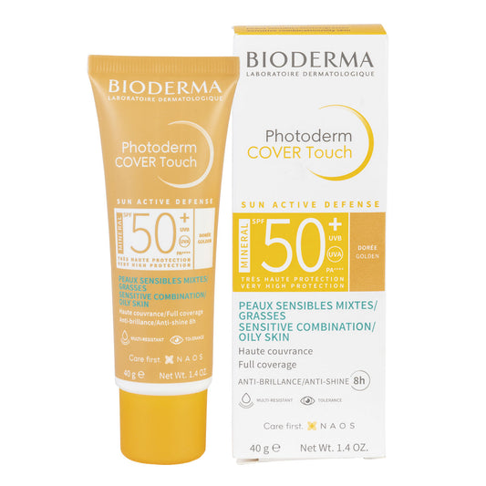 Bioderma Photoderm Cover Touch Spf50+ Tono Dorado 40 Ml