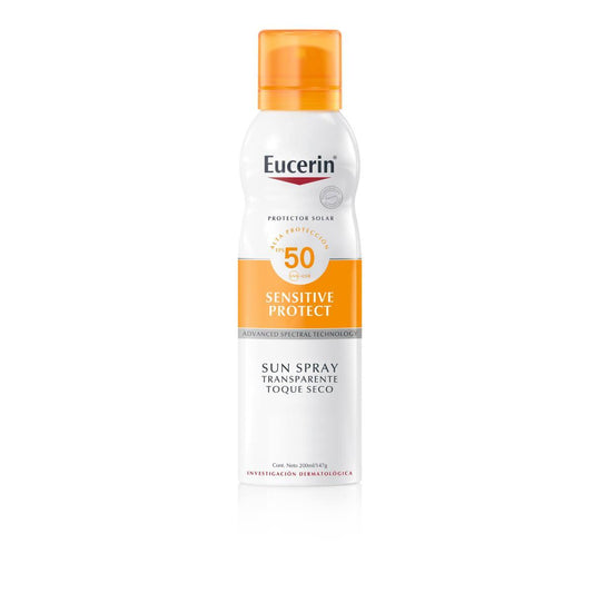 EUCERIN SUN SPRAY TOQUE SECO FPS 50 TRANSPARENTE 200Ml