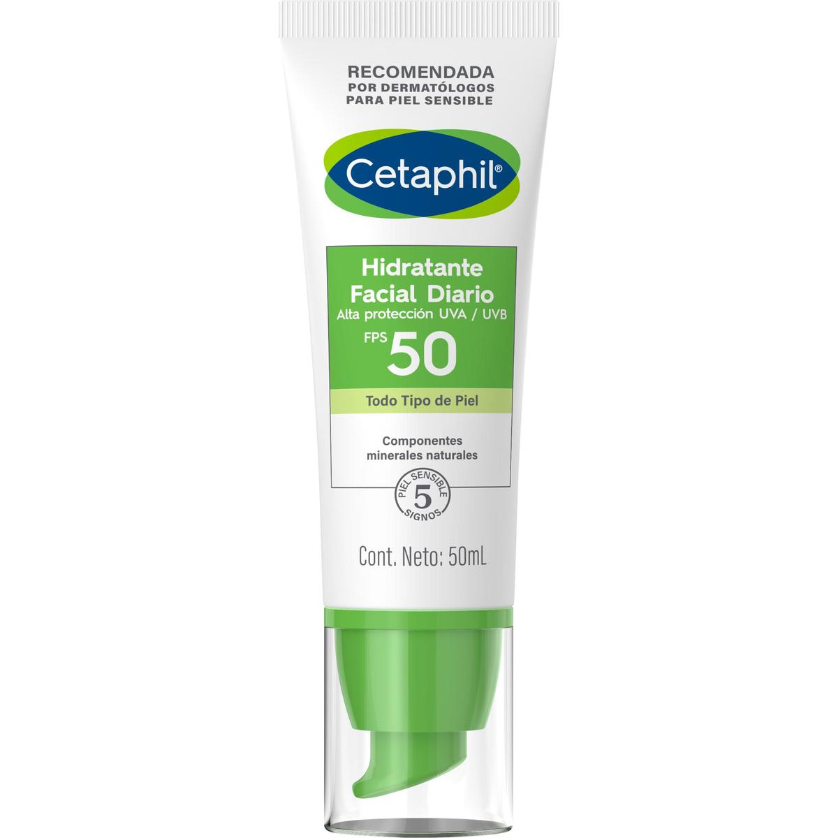 Cetaphil Hidratante Facial Diario Fps 50 50Ml