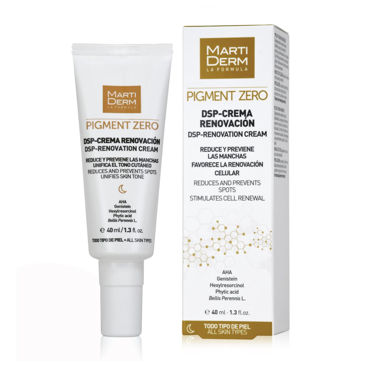 MARTIDERM PIGMENT ZERO DSP-CREMA RENOVACIÓN 40 ML