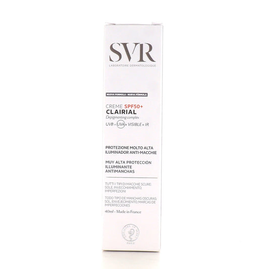 SVR CLAIRIAL CREME SPF50+ 40 ML