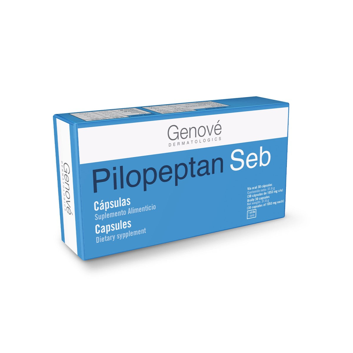 GENOVÉ PILOPEPTAN SEB 30 CÁPSULAS