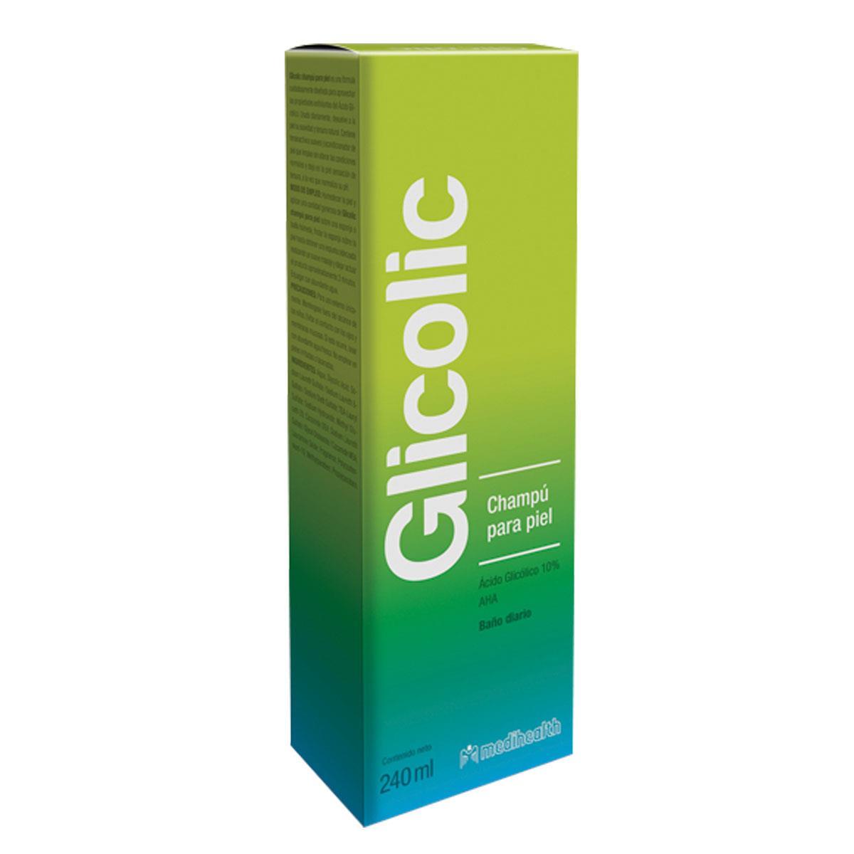 MEDIHEALTH GLICOLIC SHAMPOO LIMPIADOR RESTAURADOR 240ML
