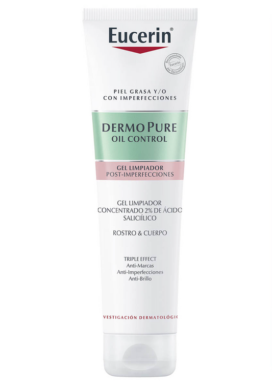 EUCERIN DERMOPURE OIL CONTROL GEL LIMPIADOR 150ML