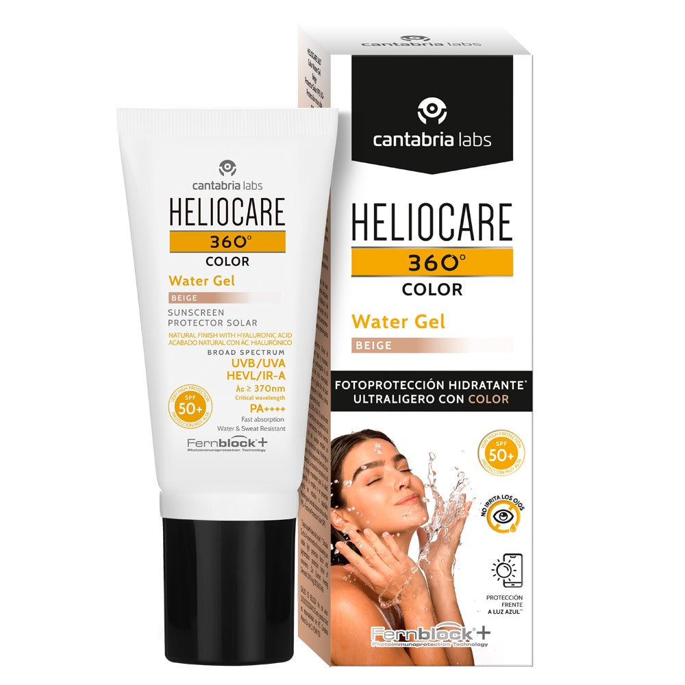 HELIOCARE 360° WATER GEL BEIGE PFS50+ PROTECTOR SOLAR 50ml.